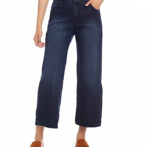 Karen Kane Women's High Waist Crop Wide Leg Jeans NWT